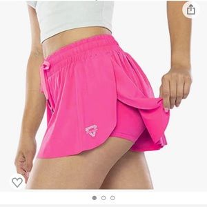 NWT Keiki Kona bright pink swing shorts size large